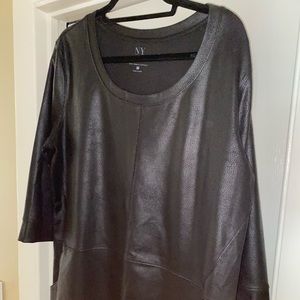 Faux Leather  Dress